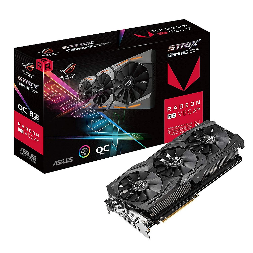 Buy Asus ROG Strix RX VEGA56 8GB OC Best Price in India on